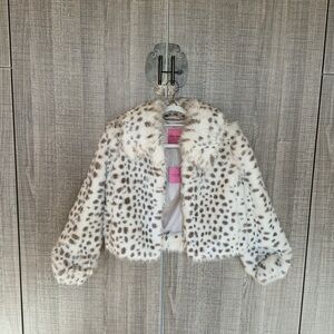 Kate Spade‎ Spotted Faux Fur Jacket